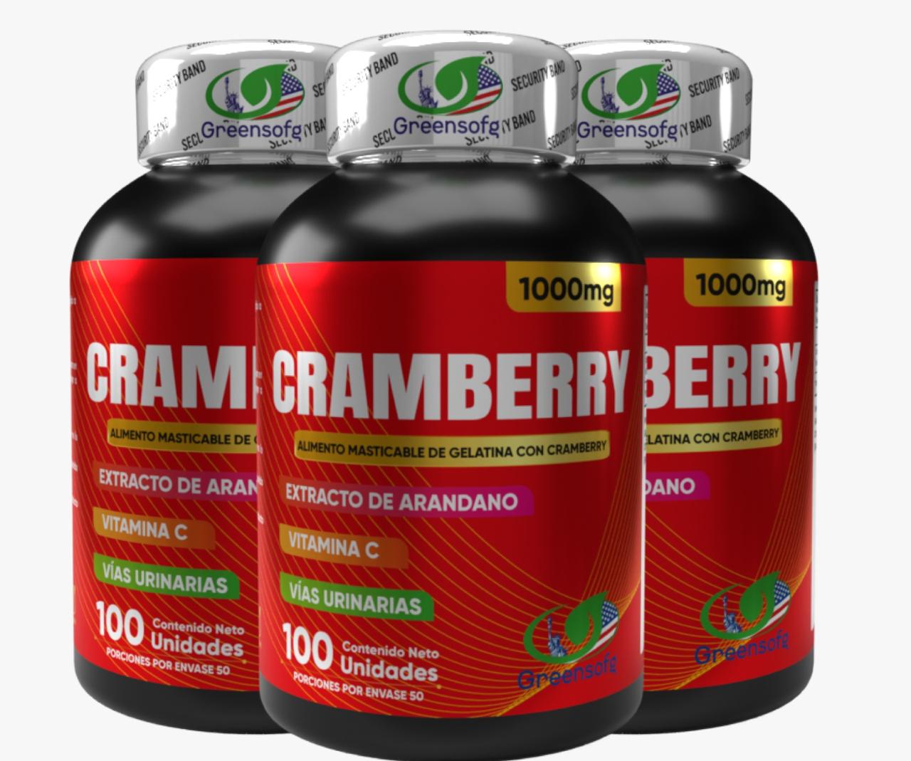 Cramberry X 100 Softgels X 3 Unid