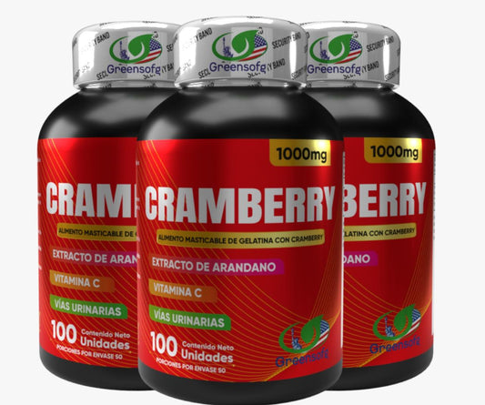Cramberry X 100 Softgels X 3 Unid